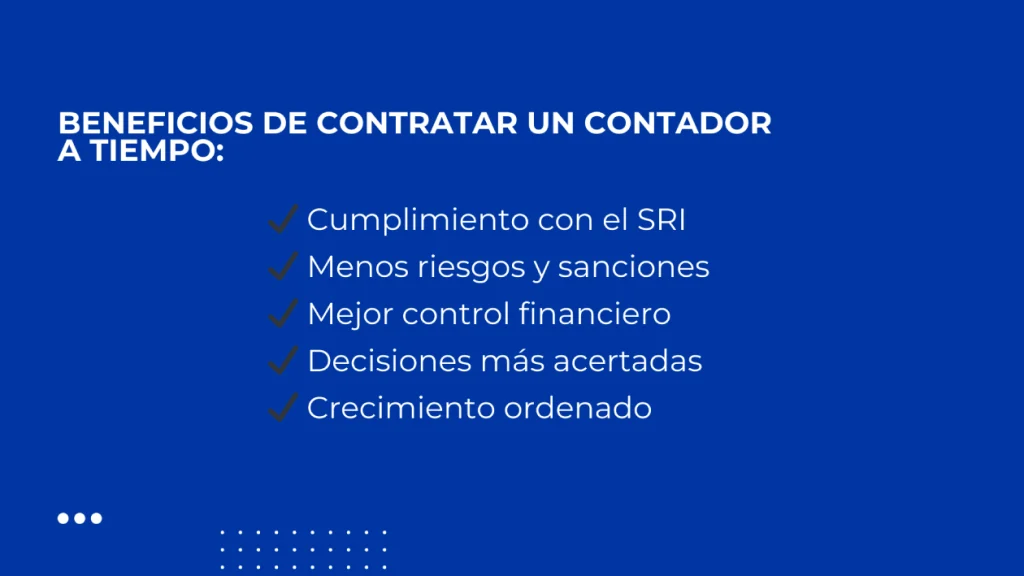 cuando contratar un contador en ecuador