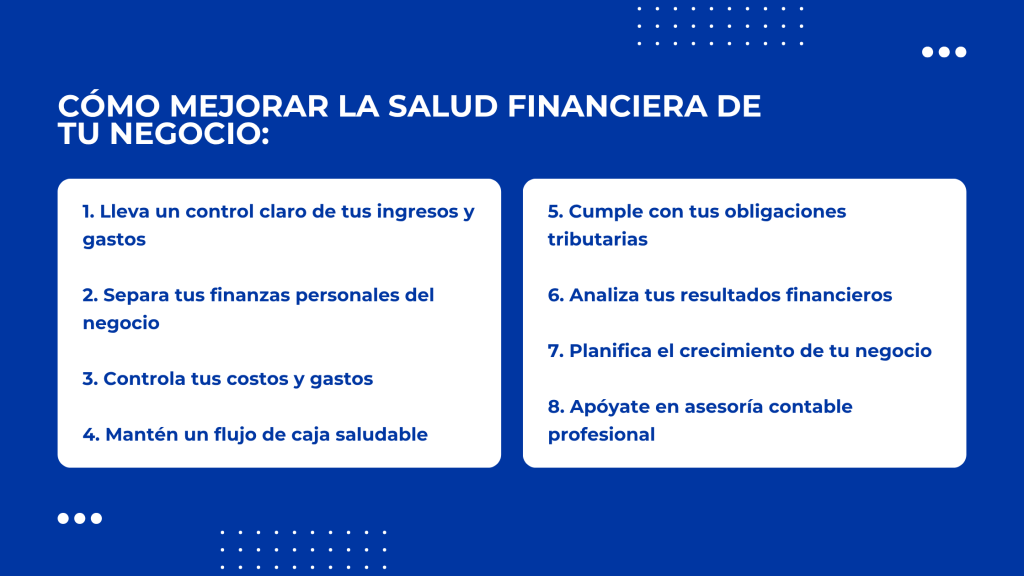Cómo mejorar la salud financiera de tu negocio
